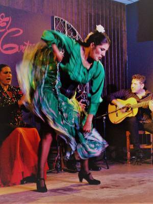 Espectaculo_de_flamenco_con_copa_Godot_cartel