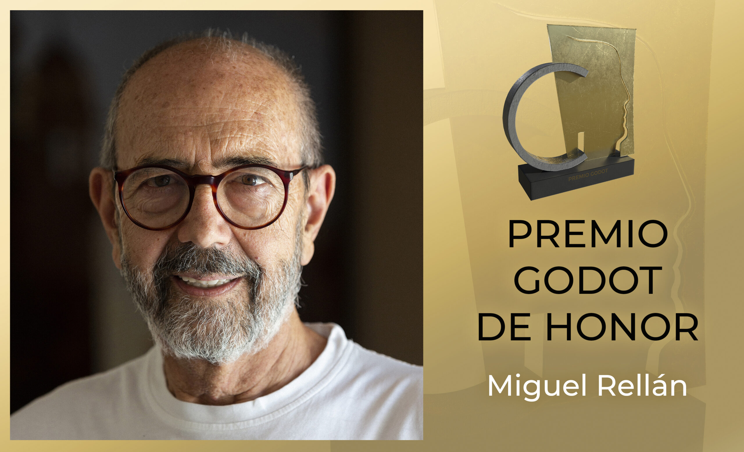 Miguel Rellán recibirá el Premio Godot de Honor 2023 en Madrid